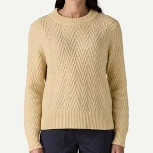 Patagonia Women's Recycled Wool-Blend Crewneck Sweater Size Medium